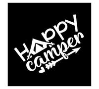Il mondo è così grande, voglio vedere, Happy Campers Ricambi auto Adesivi for auto Adesivi for moto(Silver,30X15CM)