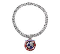 Il Mondo È Tuo Nuovo Ciondolo In Cristallo Con Collana