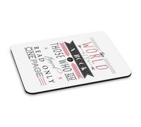 Il Mondo È Un Libro Citazione Tipografia Mappa Di Lettura Tappetino Per Mouse PC