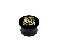 Il mondo è un posto migliore con te Consapevolezza della salute mentale PopSockets PopGrip Adesivo