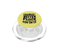 Il mondo è un posto migliore con te Giornata di sensibilizzazione sulla salute mentale PopSockets PopGrip per MagSafe