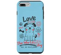 Il mondo ha bisogno di un cane Love and Peace Cool Dog Lovers design Custodia per iPhone 7 Plus/8 Plus
