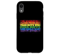 Il mondo ha problemi più grandi Bandiera gay arcobaleno | LGBTQ Custodia per iPhone XR
