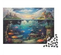 Il mondo subacqueo Puzzles 1000 Pezzi In puzzle A Rompicapo in Cartone, Un Set Di Puzzle A Rompicapo Per Relax E Meditazione, Ideale Per Puzzle Di Decorazione Bellissimo, Attività in Famiglia 70x50