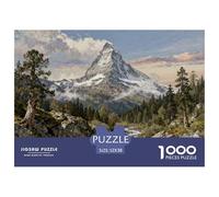 Il Monte Bianco, Svizzera Puzzle in Legno Impermeabile Puzzles Da 1000 Pezzi Per Adulti Impossibili Giochi Educativi