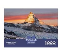 Il Monte Cervino, Svizzera Puzzle in Legno Impermeabile Puzzles Da 1000 Pezzi Regali Per Adulti Divertenti Per Decorazioni Domestiche