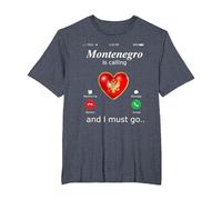 Il Montenegro Sta chiamando e io Devo Andare Tshirt Monteneg Maglietta, Uomo Taglie Grandi, Pervinca, 2X Tall