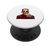 Il mostro di Frankenstein mangia un taco, comico horror Food Mashup PopSockets PopGrip Adesivo