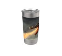 Il mostro di Loch Ness, il drago sputafuoco Bicchiere termico in acciaio inox doppia parete