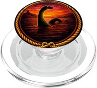Il mostro di Loch Ness: tramonto, lago gotico e leggenda PopSockets PopGrip per MagSafe
