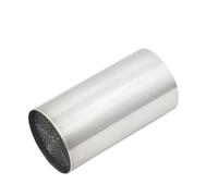 Il Motociclo Completo Di Scarico Silenziatore Rumore Suono Eliminato Universale 35/42/48//53MM Catalizzatore DB Killer Moto Tubo Scarico(53X100MM)