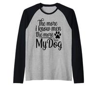 Il Motto della Mamma Cane Maglia con Maniche Raglan