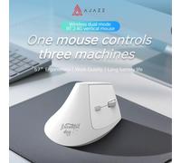 Il mouse verticale wireless dual-mode AJAZZ I300 è leggero e adatto per laptop PC da ufficio e da studio