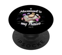 Il movimento è la mia ragazza ballerina di culto cristiano di lode PopSockets PopGrip Adesivo