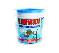 Il Muffa Stop Paint - Idropittura Traspirante Antimuffa per Interni - Bianco