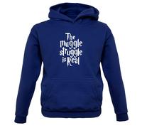 Il Muggle Struggle - Bambini Felpa Magia Mago Film Libro Divertente Potter