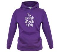 Il Muggle Struggle - Bambini Felpa Magia Mago Film Libro Divertente Potter
