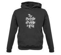Il Muggle Struggle - Bambini Felpa Magia Mago Film Libro Divertente Potter