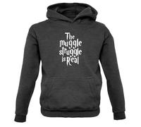 Il Muggle Struggle - Bambini Felpa Magia Mago Film Libro Divertente Potter
