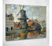 Il Mulino A Vento Sul Gracht Sconosciuto Amsterdam Claude Monet, mnt343 quadro s