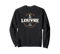 Il Museo del Louvre Gioconda e Piramide Coordinate Francese Felpa
