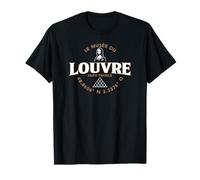 Il Museo del Louvre Gioconda e Piramide Coordinate Francese Maglietta