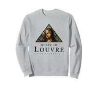 Il Museo del Louvre Parigi Francia Monna Lisa all'Interno Piramide Felpa
