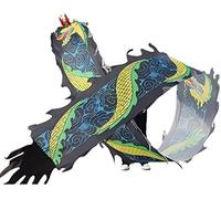 Il nastro del drago, Cintura for esercizi di danza del leone drago multicolore 6-12 m(D,12m/39.4ft)