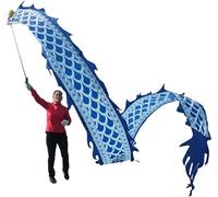 Il nastro del drago, Nastro del drago danzante blu for l'allenamento delle abilità, modello di unilaterale da lancio 6-10 m(8m/26.2ft)