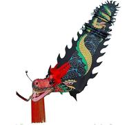 Il nastro del drago, Puntello da esterno for danza del leone drago portatile multicolore 6-12 m(B11,10m/33ft)
