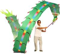 Il nastro del drago, Stelle filanti con nastro drago danzante multicolore 8-10 m(A,8m/26.2ft)