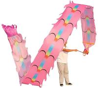 Il nastro del drago, Stelle filanti con nastro drago danzante multicolore 8-10 m(D,8m/26.2ft)