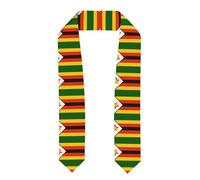 Il nastro per mantello da laurea è leggero e ha un buon drappeggio, perfetto da regalare ad amici e familiari. Bandiera dello Zimbabwe