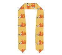 Il nastro per mantello da laurea è leggero e ha un buon drappeggio, perfetto da regalare ad amici e familiari. Semi di girasole e volpi, appiattito, taglia unica