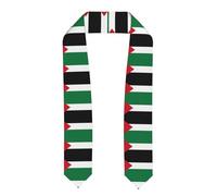 Il nastro per mantello da laurea è leggero e ha un buon drappeggio, perfetto da regalare ad amici e familiari. Bandiera dello Stato della Palestina, appiattita, taglia unica