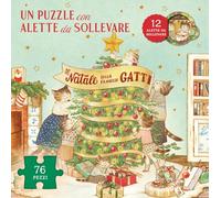 Il Natale della famiglia Gatti. Ediz. a colori. Con puzzle con alette da sollevare