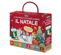 Il Natale. Le mie prime attività arts & crafts. Ediz. a colori. Con 4 fondali. Con 200 trasferibili. Con 100 Adesivi