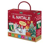 Il Natale. Le mie prime attività arts & crafts. Ediz. a colori. Con 4 fondali. Con 200 trasferibili. Con 100 Adesivi
