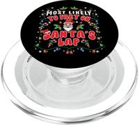 Il Natale più probabile di scoreggia di Babbo Natale giro PopSockets PopGrip per MagSafe