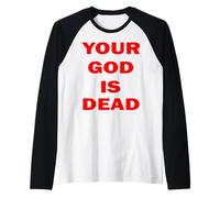 Il Nine Tuo inch Dio Nails È eresia Morto Metal Ambient Qi Maglia con Maniche Raglan