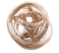 IL NODO DELL'AMORE DIAMETRO 14 CM TRASPARENTE/GLITTER