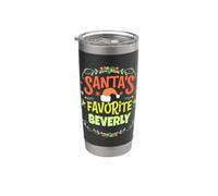 Il nome Beverly di Natale preferito di Babbo Natale personalizzato Bicchiere termico in acciaio inox doppia parete