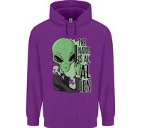 Il Nome È Al Alien Divertente Parodia Film Felpa Uomo