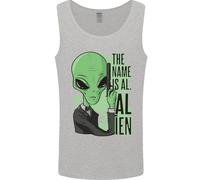 Il Nome È Al Alieno Divertente Film Parodia Uomo Canotta Maglia