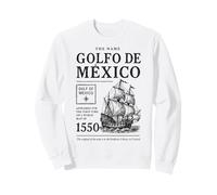 Il Nome Golfo De Mexico Golfo del Messico apparve 1550 Felpa