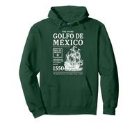 Il Nome Golfo De Mexico Golfo del Messico apparve 1550 Felpa con Cappuccio