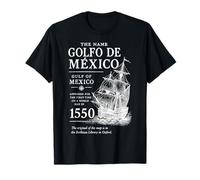 Il nome Golfo De Mexico Golfo Del Messico apparve 1550 Maglietta