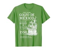 Il Nome Golfo De Mexico Golfo del Messico apparve 1550 Maglietta