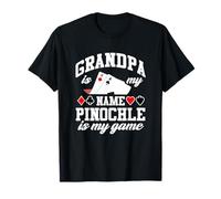 Il nonno è il mio nome Pinochle è il mio giocatore di carte da gioco Maglietta