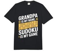 Il Nonno è Il Mio Nome Sudoku è Il Mio Gioco Comfort Colors Adult Heavyweight T-Shirt